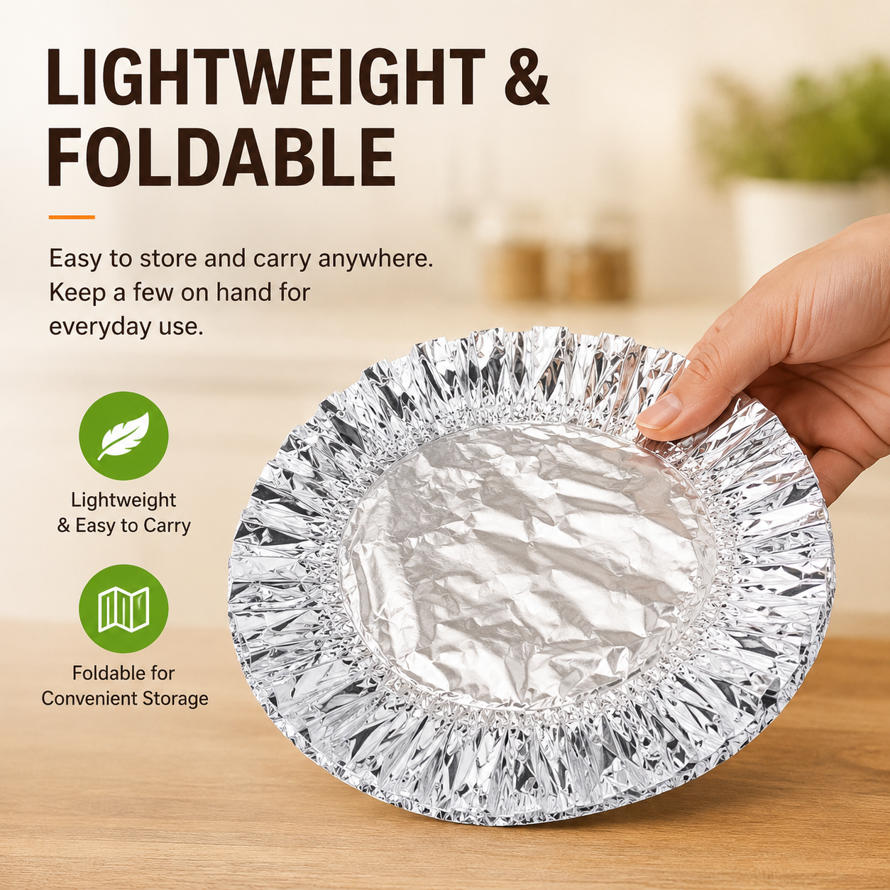 Lovyanocosh®🔥Home dining table & food container aluminum foil heat-retaining cover 🎉