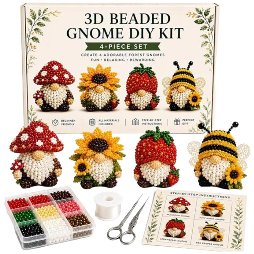 🏆Limited Time Sale 49% OFF🧵🔥Petite 3D Beaded Animal Craft Kit