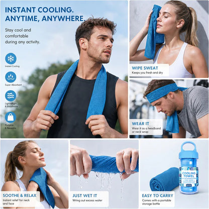 ⏰❄️Last Day Buy 1 Get 1 Free☀️Lovyanocosh® Cold Sweat Towel You Can Use Anywhere