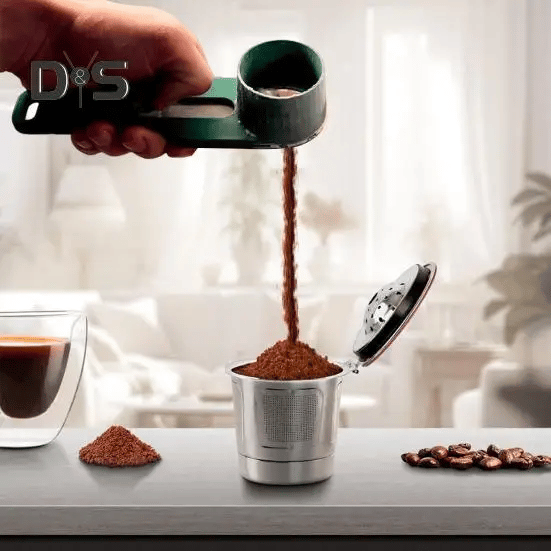 ⚖️ Practical Coffee Scoop Funnel With Sliding Measuring Function