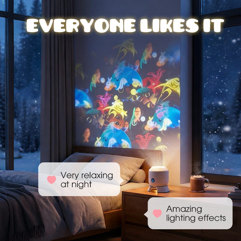 Lovyanocosh®  Dynamic Rotating LED Projector Light✨ up