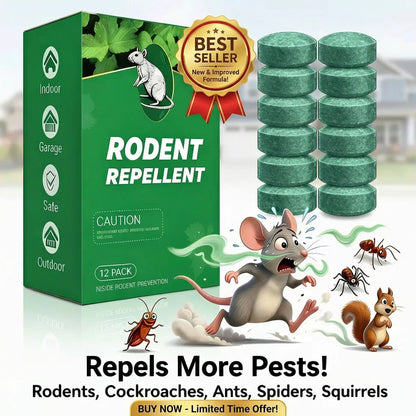 LAST DAY 50% OFF ✨Lovyanocosh® 12- Pack Popular Natural Rodent Repellent Balls, Natural Pest Repellent🎁
