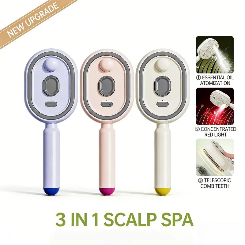 🏆Day Sale 60% OFF🔥Electric Spray Air Cushion Massage Comb