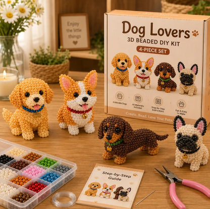 🏆Limited Time Sale 49% OFF🧵🔥Petite 3D Beaded Animal Craft Kit