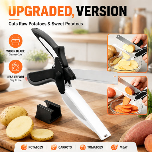 🥗 Lovyanocosh® 2-in-1 Kitchen Scissors & Cutting Board