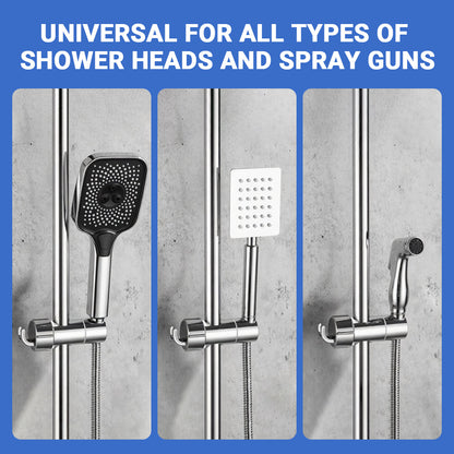 Universal No-Drill Shower Head Holder ✨
