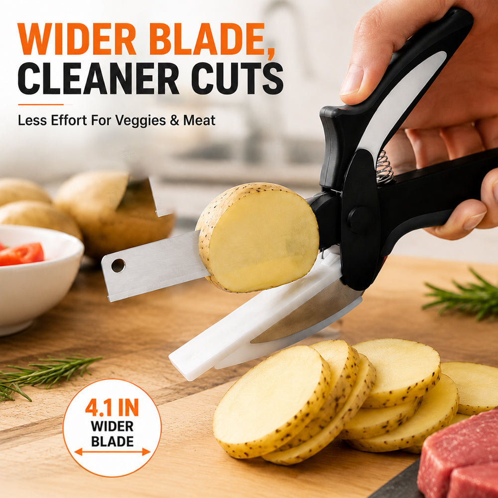 🥗 Lovyanocosh® 2-in-1 Kitchen Scissors & Cutting Board