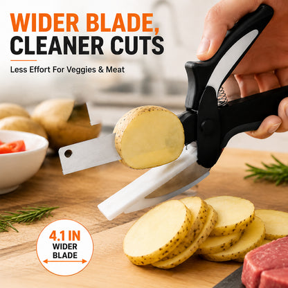 🥗 Lovyanocosh® 2-in-1 Kitchen Scissors & Cutting Board
