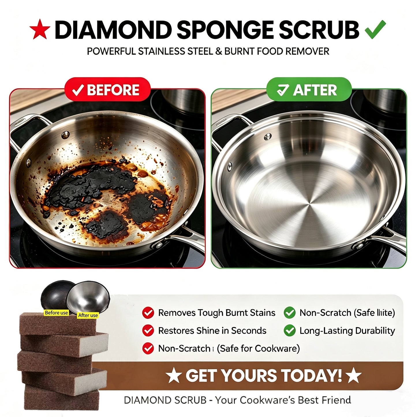 Lovyanocosh® Magic Emery Cleaning Sponge