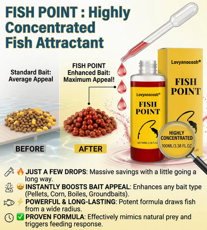 🎣Lovyanocosh® Concentrated Fish Attractant Liquid – 🐟Fast-Acting Red Worm Formula