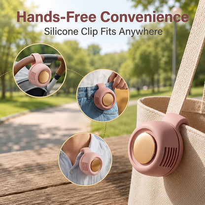 🎁Lovyanocosh® Mini Bladeless Fan ✨ Rechargeable 3 Speed Portable Cooling Fan