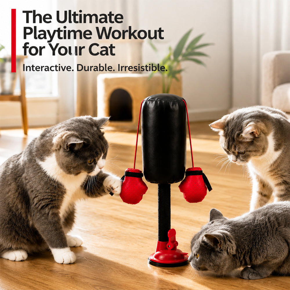🔥Save 50% by ordering today✨Lovyanocosh® Punch & Play Interactive Cat Toy