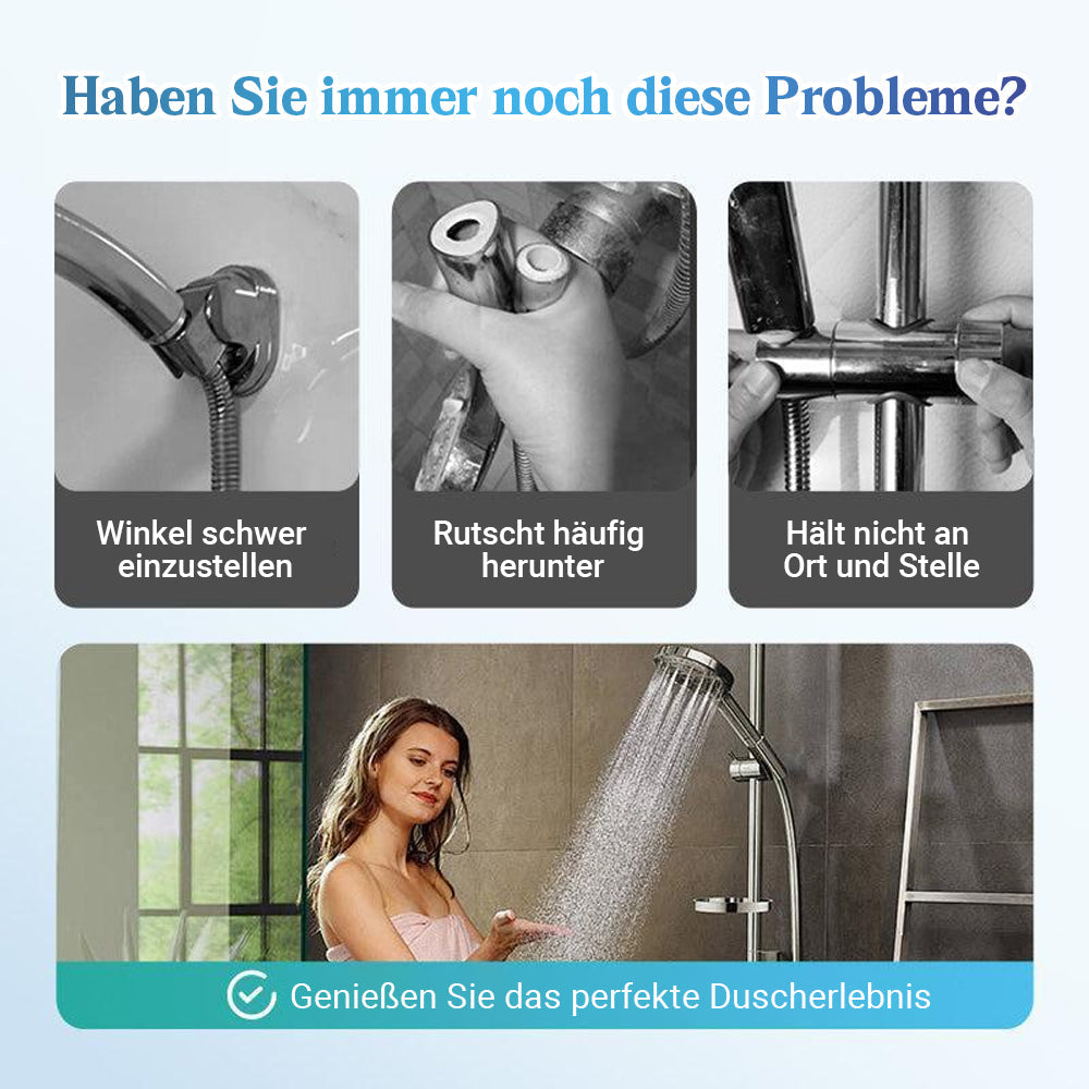 Universal No-Drill Shower Head Holder ✨
