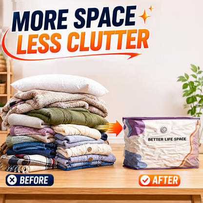 🥳2026 HOT SALE 🥳 No‑Pump Vacuum Storage Bags 💞 50% OFF!