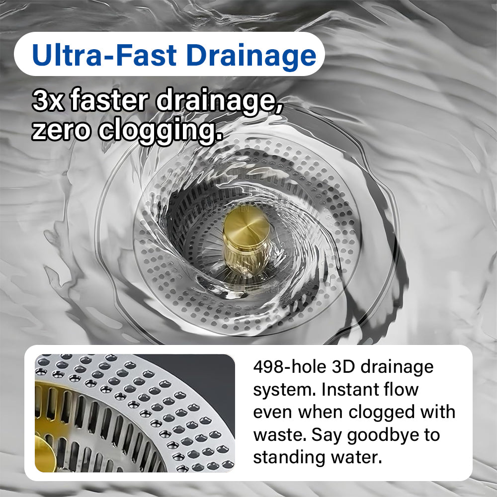 Lovyanocosh® 3-in-1 Stainless Steel Kitchen Sink Strainer ✨