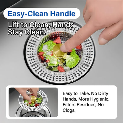 Lovyanocosh® 3-in-1 Stainless Steel Kitchen Sink Strainer ✨