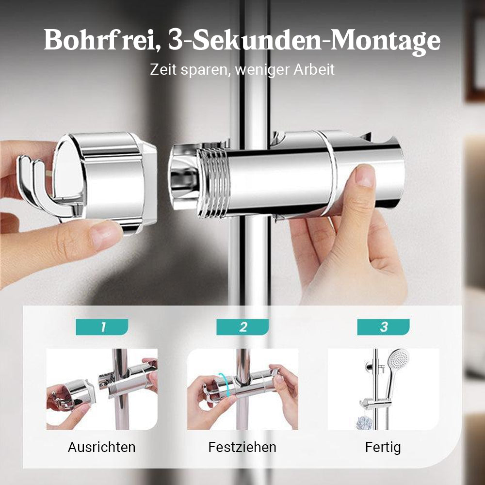 Universal No-Drill Shower Head Holder ✨