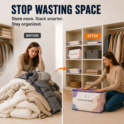 🥳2026 HOT SALE 🥳 No‑Pump Vacuum Storage Bags 💞 50% OFF!