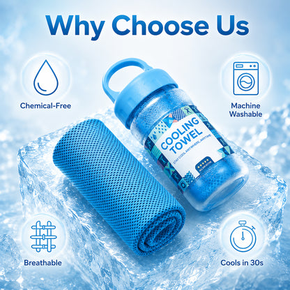 ⏰❄️Last Day Buy 1 Get 1 Free☀️Lovyanocosh® Cold Sweat Towel You Can Use Anywhere ✨
