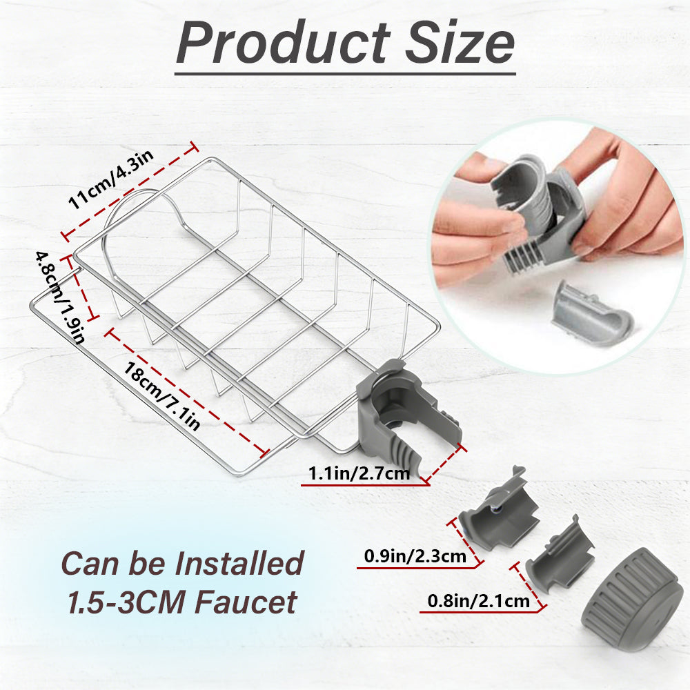 Lovyanocosh® 3-in-1 Kitchen Faucet Organizer Rack up