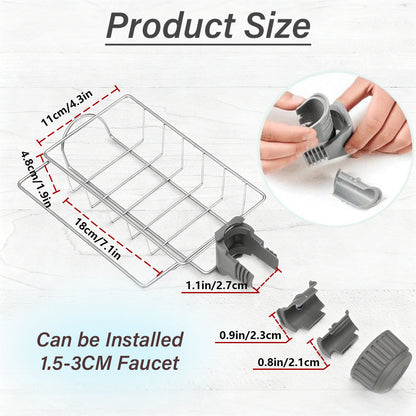 Lovyanocosh® 3-in-1 Kitchen Faucet Organizer Rack up