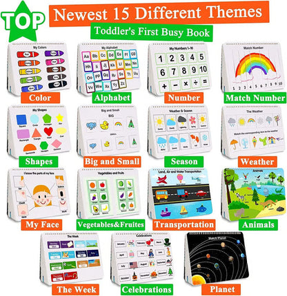 Lovyanocosh® My Preschool Busy Book 📚 Best Gift for kids🎅