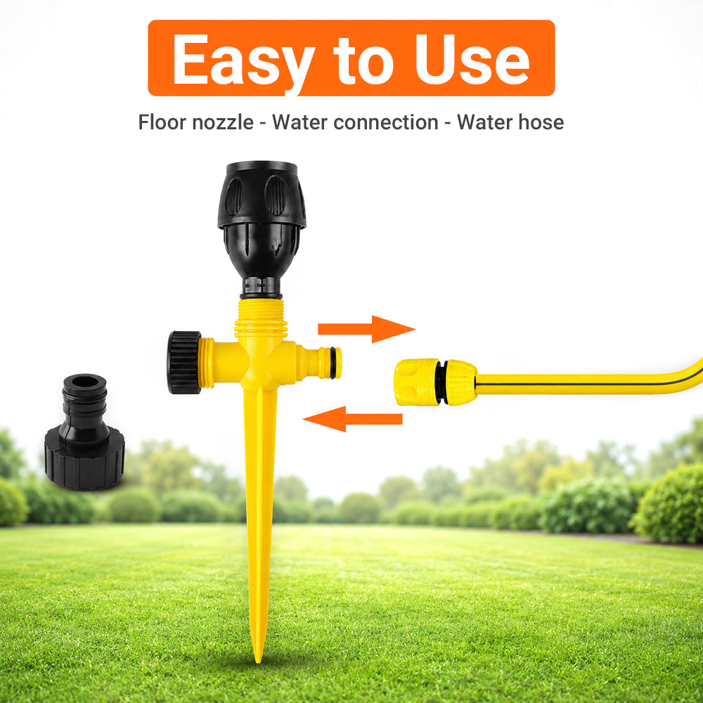 🏡BUY 1 GET 1 FREE✨360° Rotation Auto Irrigation System Garden Lawn Sprinkler Patio