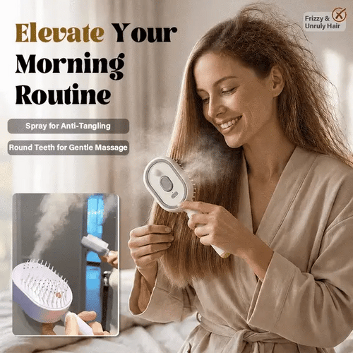 🏆Day Sale 60% OFF🔥Electric Spray Air Cushion Massage Comb