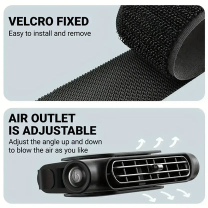 Lovyanocosh® Car Seat Fan - Dual Turbo High-Power Cooling✨