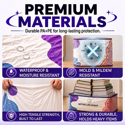 🥳2026 HOT SALE 🥳 No‑Pump Vacuum Storage Bags 💞 50% OFF!