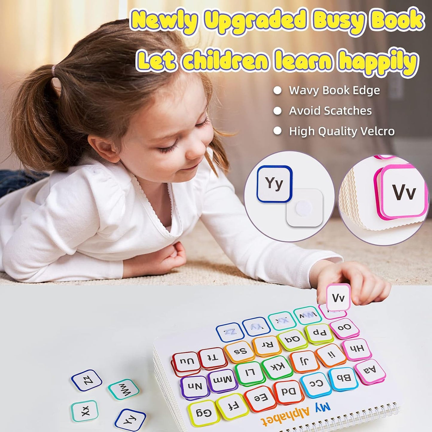 Lovyanocosh® My Preschool Busy Book 📚 Best Gift for kids🎅
