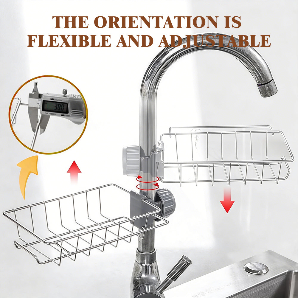 Lovyanocosh® 3-in-1 Kitchen Faucet Organizer Rack up