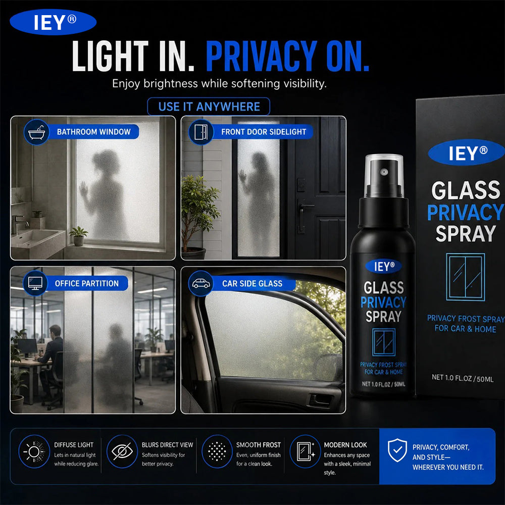 ⚡Hot Sales🔥IEY® Reflective Window Spray 🪟 One-Way Mirror Privacy Shield for Home & Car