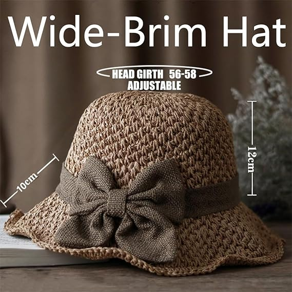Lovyanocosh® Elegant Packable Bow Sun Hat 🌞
