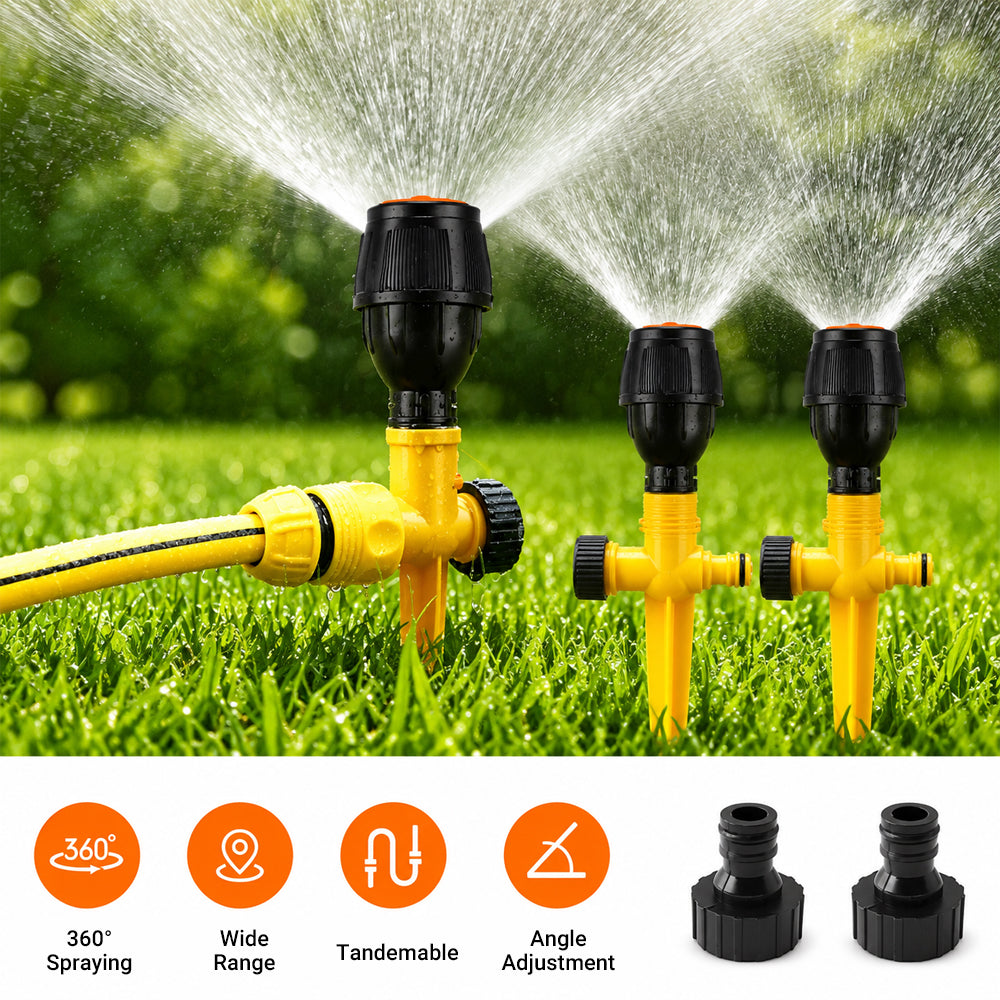 🏡BUY 1 GET 1 FREE✨360° Rotation Auto Irrigation System Garden Lawn Sprinkler Patio