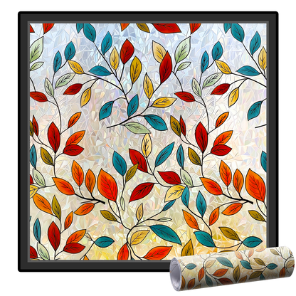 Lovyanocosh® Floral Glass Rainbow Window Film