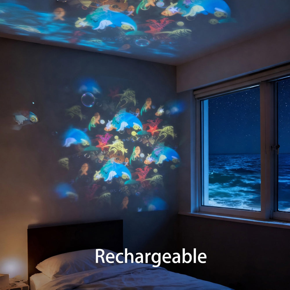 Lovyanocosh®  Dynamic Rotating LED Projector Light✨