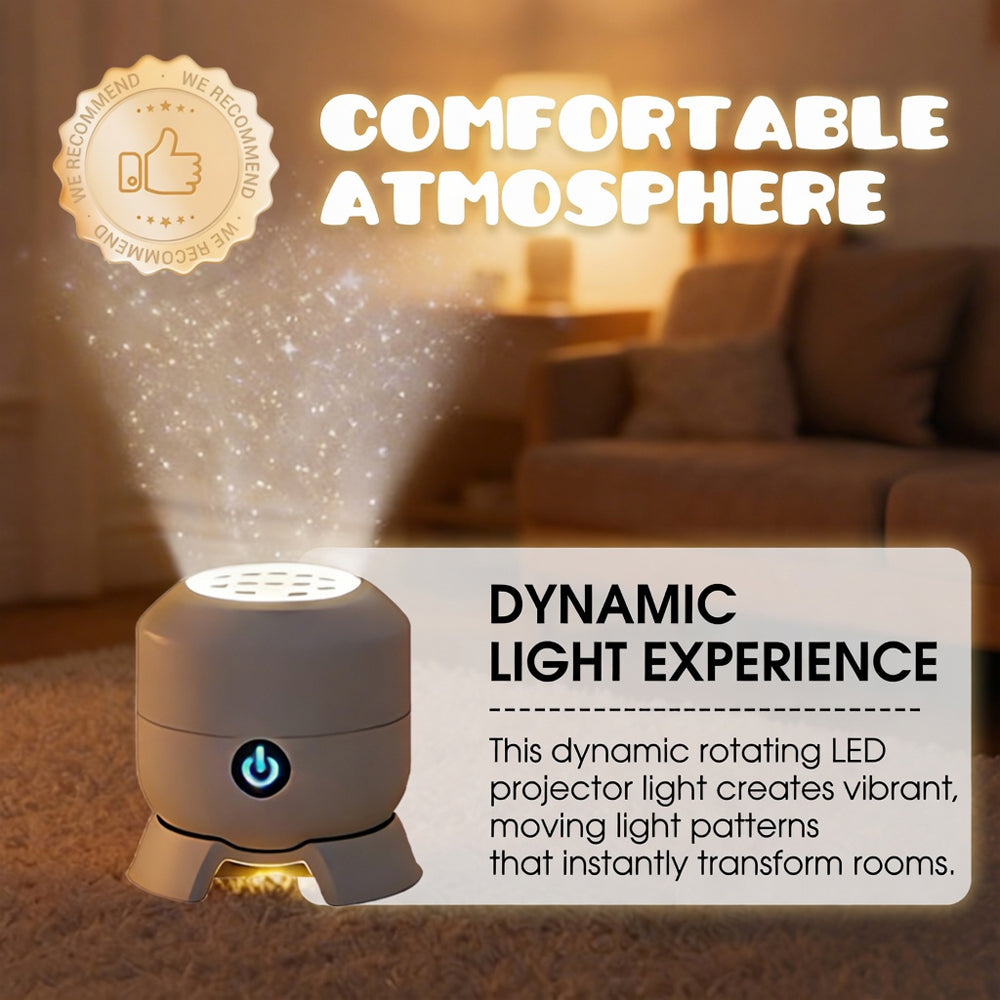 Lovyanocosh®  Dynamic Rotating LED Projector Light✨