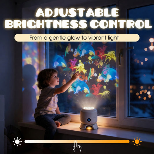 Lovyanocosh®  Dynamic Rotating LED Projector Light✨