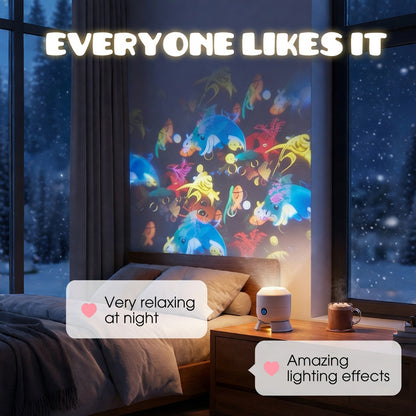 Lovyanocosh®  Dynamic Rotating LED Projector Light✨