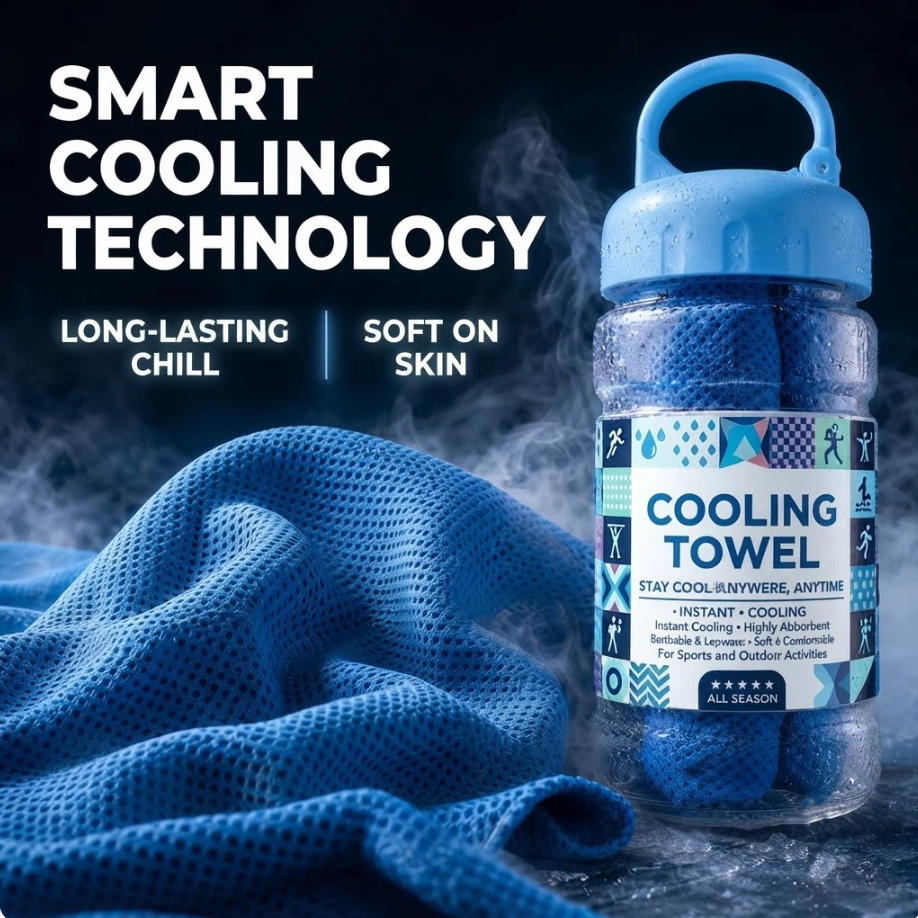 ⏰❄️Last Day Buy 1 Get 1 Free☀️Lovyanocosh® Cold Sweat Towel You Can Use Anywhere