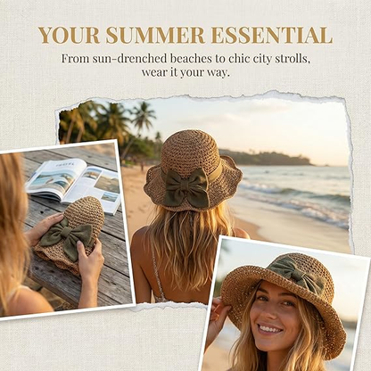 Lovyanocosh® Elegant Packable Bow Sun Hat 🌞