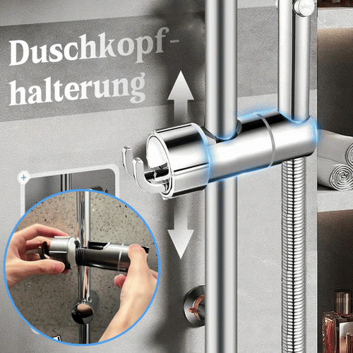 Universal No-Drill Shower Head Holder ✨