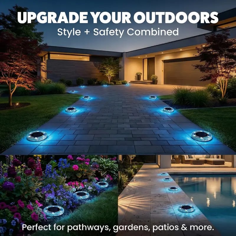 LAST DAY 50% OFF ✨Lovyanocosh® Handcrafted Mosaic Solar Disk Lights🔥