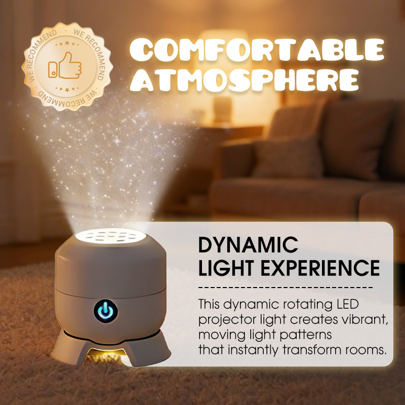 Lovyanocosh®  Dynamic Rotating LED Projector Light✨ up