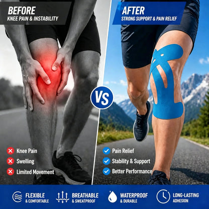 Lovyanocosh® Precut Kinesiology Tape for Knees🔥