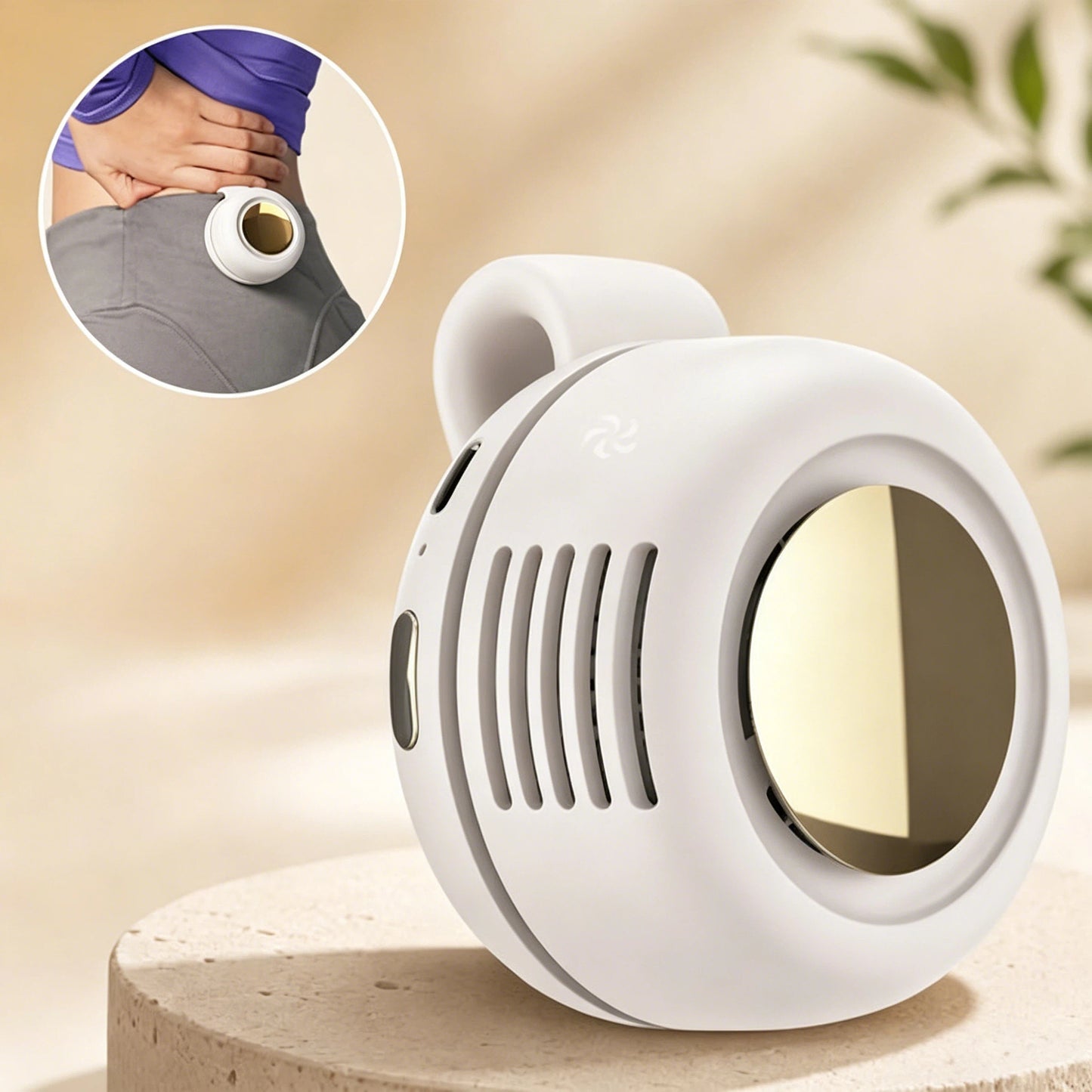 🎁Lovyanocosh® Mini Bladeless Fan ✨ Rechargeable 3 Speed Portable Cooling Fan