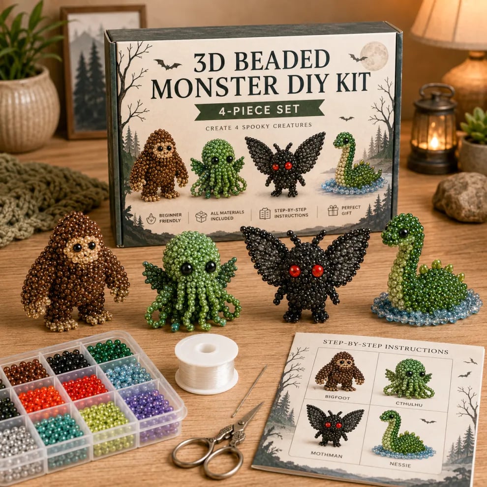 🏆Limited Time Sale 49% OFF🧵🔥Petite 3D Beaded Animal Craft Kit