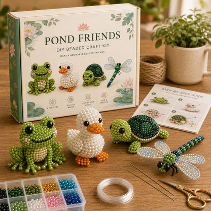 🏆Limited Time Sale 49% OFF🧵🔥Petite 3D Beaded Animal Craft Kit