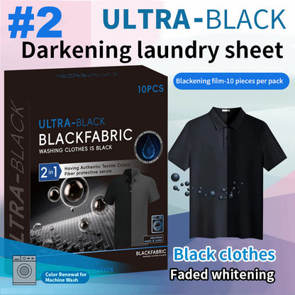 ⚡Hot Sales🔥IEY® UltraBlack Laundry Color Restore Sheets🧼🎁